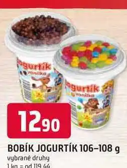 Trefa BOBÍK JOGURTÍK 106-108 g nabídka