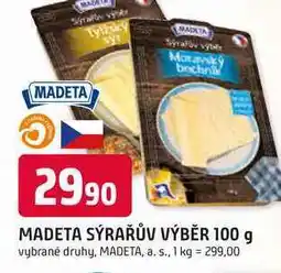 Trefa MADETA SÝRAŘŮV VÝBĚR 100 g nabídka