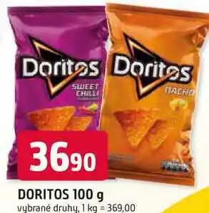 Trefa DORITOS 100 g nabídka