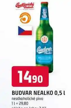 Trefa BUDVAR NEALKO 0,5 l nabídka