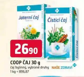 Trefa COOP ČAJ 30 g nabídka