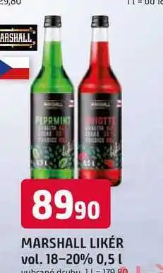 Trefa MARSHALL LIKÉR vol. 18-20% 0,5l nabídka