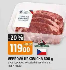 Trefa VEPŘOVÁ KRKOVIČKA 600 g nabídka