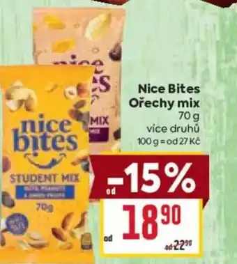 Billa Nice Bites Ořechy mix nabídka