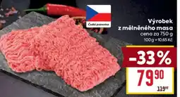 Billa Výrobek z mělněného masa nabídka