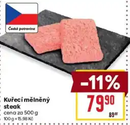 Billa Kuřecí mělněný steak nabídka