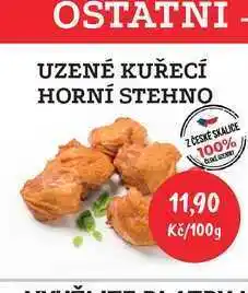 RABBIT řeznictví UZENÉ KUŘECÍ HORNÍ STEHNO 100g nabídka