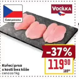 Billa Kuřecí prsa s kostí bez kůže nabídka