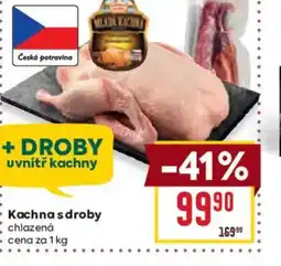 Billa Kachna s droby chlazená nabídka