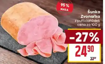 Billa Šunka Zvonařka nabídka