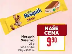 Billa Nesquik Sušenka nabídka