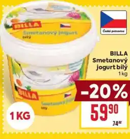 Billa BILLA Smetanový jogurt bílý nabídka