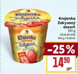 Billa Krajanka Zakysaný dezert nabídka