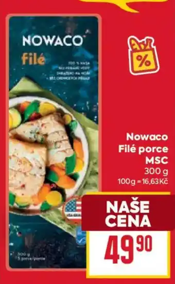 Billa Nowaco Filé porce MSC nabídka