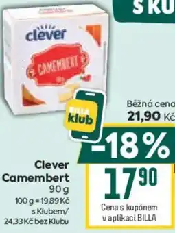 Billa Clever Camembert nabídka