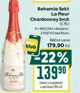 Billa Bohemia Sekt La Fleur Chardonnay brut nabídka