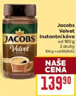 Billa Jacobs Velvet Instantní káva nabídka