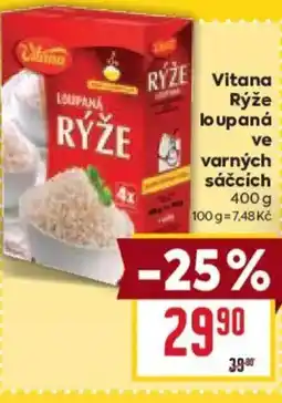 Billa Vitana Rýže loupaná ve varných sáčcích nabídka