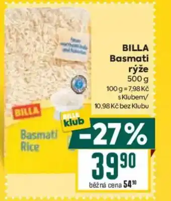 Billa BILLA Basmati rýže nabídka