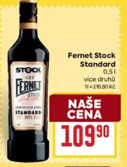 Billa Fernet Stock Standard nabídka