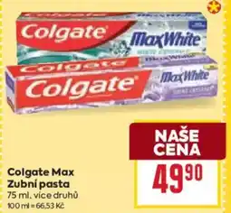 Billa Colgate Max Zubní pasta nabídka