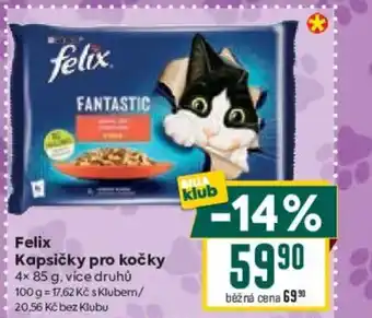 Billa Felix Kapsičky pro kočky nabídka