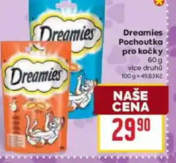 Billa Dreamies Pochoutka pro kočky nabídka