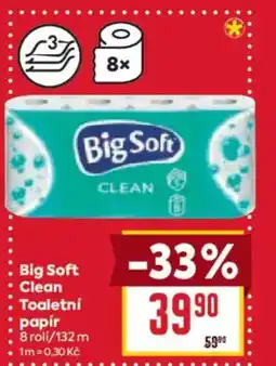 Billa Big Soft Clean Toaletní papír nabídka