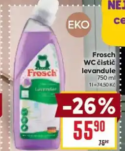 Billa Frosch WC čistič levandule nabídka