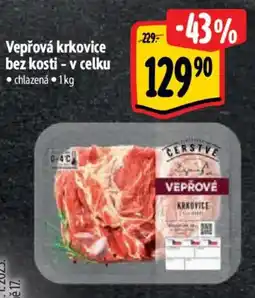 Albert Vepřová krkovice bez kosti - v celku nabídka