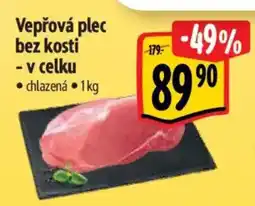 Albert Vepřová plec bez kosti - v celku nabídka