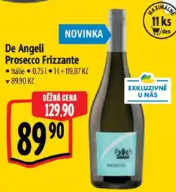 Albert De Angeli Prosecco Frizzante nabídka