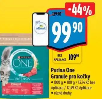 Albert Purina One Granule pro kočky nabídka