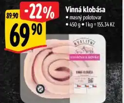 Albert Vinná klobása nabídka