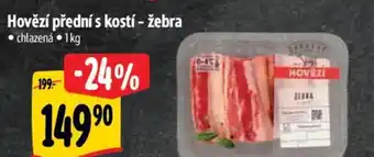 Albert Hovězí přední s kostí - žebra nabídka