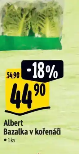 Albert Bazalka v kořenáči