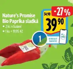 Albert Nature's Promise Bio Paprika sladká nabídka