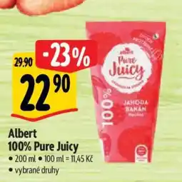 Albert Albert 100% Pure Juicy nabídka