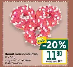 Billa Donut marshmallows 1 ks, 58 g nabídka