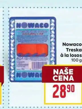 Billa Nowaco Treska à la losos 100g nabídka