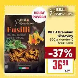 Billa BILLA Premium Těstoviny 500 g nabídka