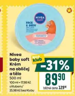 Billa Nivea Krém na obličej a tělo 500 ml nabídka