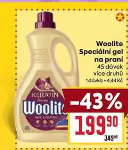 Billa Woolite Speciální gel na praní 45 dávek nabídka