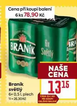 Billa Braník světlý 6x 0,51, plech nabídka