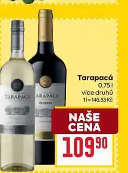 Billa Tarapacá 0,75l nabídka