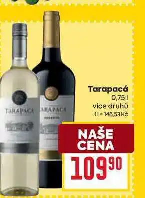 Billa Tarapacá 0,75l nabídka