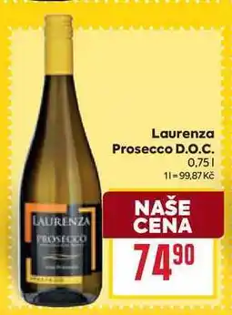 Billa Laurenza Prosecco D.O.C. 0,75l nabídka