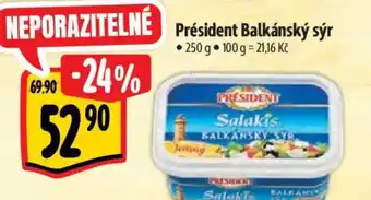 Albert Président Balkánský sýr nabídka