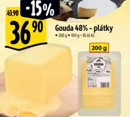 Albert Gouda 48%-plátky nabídka