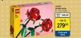 Tesco LEGO 40460 Růže 8+, 120 kostek nabídka